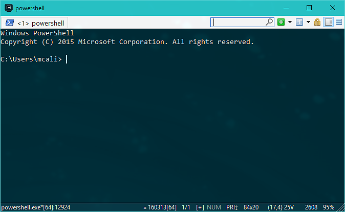 ConEmu  Configuring Cmd Prompt